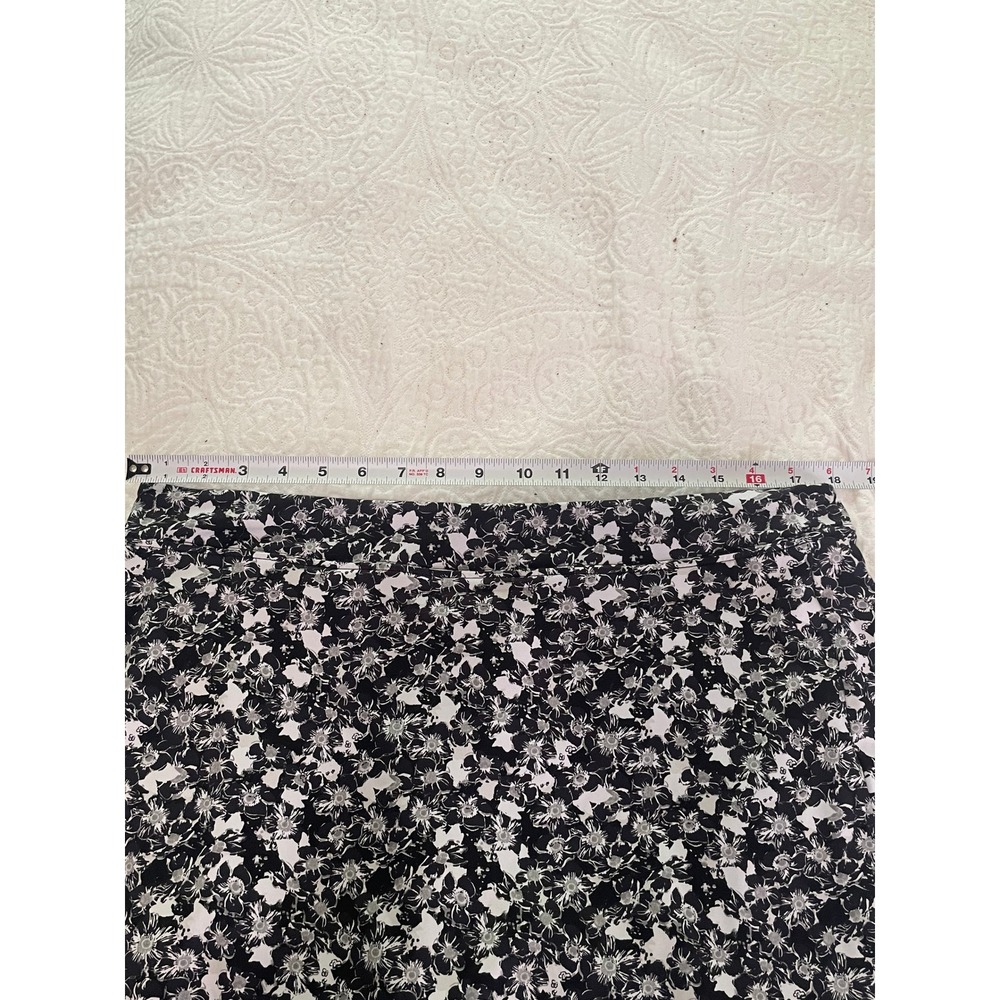 Tranquility by Colorado Clothing Floral Skort Black White Active Skirt XL - Picture 8 of 9